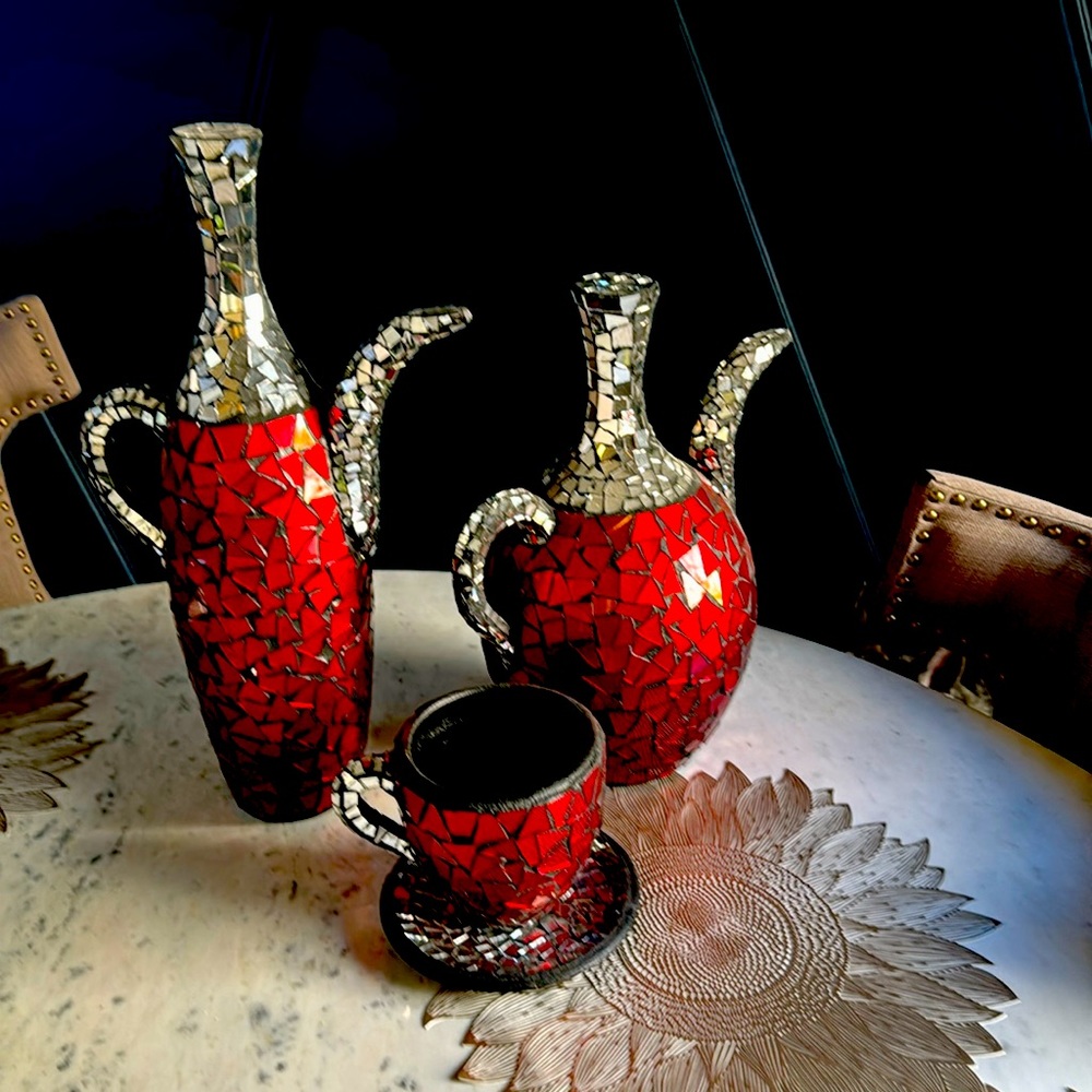 Art Mexican set of four peace